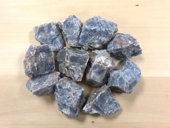 Blue Calcite Crystal - Raw Calcite Stone - Natural Calcite Rough_rgh008-1 Lb