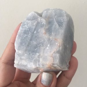 Shop Raw & Rough Blue Calcite Stones! Blue Calcite Raw Stone #2 – Metaphysical Vibes | Natural genuine stones & crystals in various shapes & sizes. Buy raw cut, tumbled, or polished gemstones for making jewelry or crystal healing energy vibration raising reiki stones. #crystals #gemstones #crystalhealing #crystalsandgemstones #energyhealing #affiliate #ad