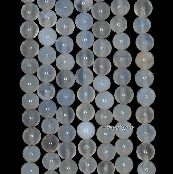 6mm Blue Lace Agate Gemstone Grade Aa Translucent Round 6mm Loose Beads 15.5 Inch Full Strand (90188818-81)