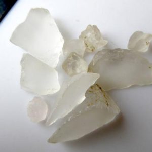 10 Pieces Raw Rough Loose Natural White Calcite Gemstones, 20mm to 24mm Calcite Cabochons Gem Stone, BB485 | Natural genuine chip Calcite beads for beading and jewelry making.  #jewelry #beads #beadedjewelry #diyjewelry #jewelrymaking #beadstore #beading #affiliate #ad