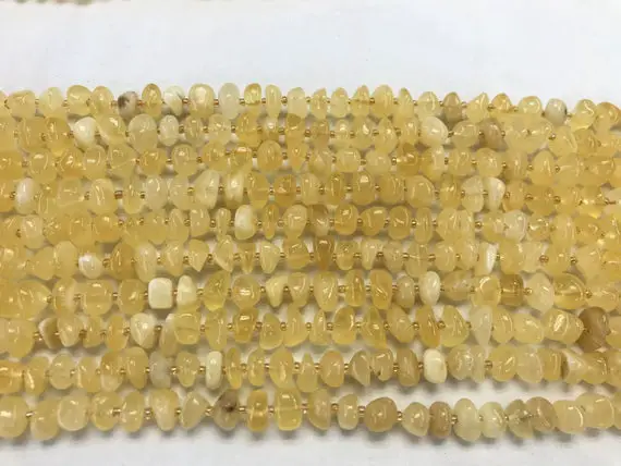Natural Yellow Calcite 9-12mm Chips Genuine Gemstone Nuggets Loose Beads 15 Inch Jewelry Supply Bracelet Necklace Material Support Wholesale