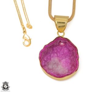 Shop Calcite Pendants! Cobalto Calcite Geode 24K Gold Plated Pendant   GPH1180 | Natural genuine Calcite pendants. Buy crystal jewelry, handmade handcrafted artisan jewelry for women.  Unique handmade gift ideas. #jewelry #beadedpendants #beadedjewelry #gift #shopping #handmadejewelry #fashion #style #product #pendants #affiliate #ad