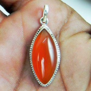 Shop Carnelian Pendants! Exclusive 925 Sterling Silver NATURAL CARNELIAN Pendant, Gemstone Pendant, Gift Pendant, Handmade Pendant, Pendant Necklace, Stone Jewelry, | Natural genuine Carnelian pendants. Buy crystal jewelry, handmade handcrafted artisan jewelry for women.  Unique handmade gift ideas. #jewelry #beadedpendants #beadedjewelry #gift #shopping #handmadejewelry #fashion #style #product #pendants #affiliate #ad