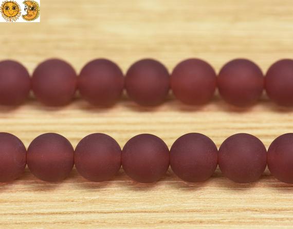 15 Inch Strand Of Natural Carnelian Matte Round Beads 6mm 8mm 10mm 12mm & 14mm For Choice