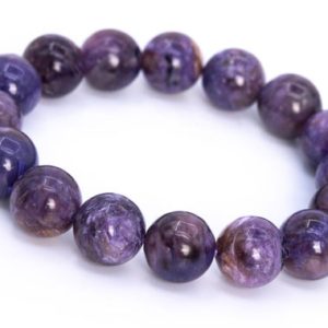 Shop Charoite Bracelets! 16 Pcs – 13MM Charoite Bracelet Grade A+ Genuine Natural Deep Purple Cream Swirling Round Gemstone Beads (114816) | Natural genuine Charoite bracelets. Buy crystal jewelry, handmade handcrafted artisan jewelry for women.  Unique handmade gift ideas. #jewelry #beadedbracelets #beadedjewelry #gift #shopping #handmadejewelry #fashion #style #product #bracelets #affiliate #ad