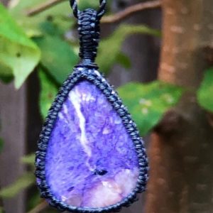 Shop Charoite Necklaces! Charoite necklace for women, charoite jewelry handmade, Russian stone necklace men, spiritual necklace for mom, macrame necklace for men, | Natural genuine Charoite necklaces. Buy handcrafted artisan men's jewelry, gifts for men.  Unique handmade mens fashion accessories. #jewelry #beadednecklaces #beadedjewelry #shopping #gift #handmadejewelry #necklaces #affiliate #ad