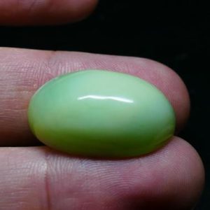 Shop Chrysoprase Cabochons! Chrysoprase Cabochon 4.4 | Natural genuine stones & crystals in various shapes & sizes. Buy raw cut, tumbled, or polished gemstones for making jewelry or crystal healing energy vibration raising reiki stones. #crystals #gemstones #crystalhealing #crystalsandgemstones #energyhealing #affiliate #ad