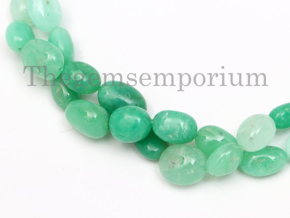 Natural Chrysoprase Smooth Nuggets Beads, Chrysoprase Beads, High Quality Chrysoprase Plain Nuggets Beads, Chrysoprase Nuggets, Nugget Beads