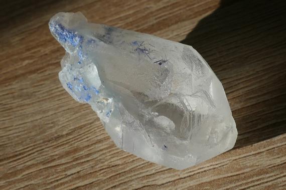 14.3 Grams Rare Dumortierite Quartz Crystal Specimen Unpolished Natural