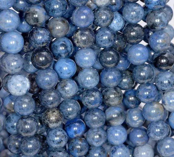 6mm Rare Light Blue Dumortierite Gemstone Grade Aaa Blue Round 6mm Loose Beads 15 Inch Full Strand (80004628-115)