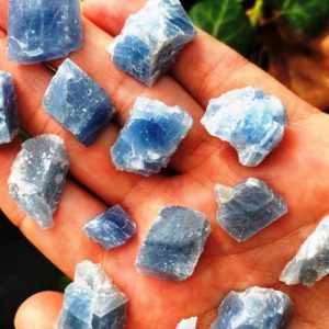 Shop Raw & Rough Blue Calcite Stones! Exam stone x 5, raw blue calcite, revision stone, exam help stone, memory aid stone, Rough blue calcite, memory stone blue, raw calcite blue | Natural genuine stones & crystals in various shapes & sizes. Buy raw cut, tumbled, or polished gemstones for making jewelry or crystal healing energy vibration raising reiki stones. #crystals #gemstones #crystalhealing #crystalsandgemstones #energyhealing #affiliate #ad