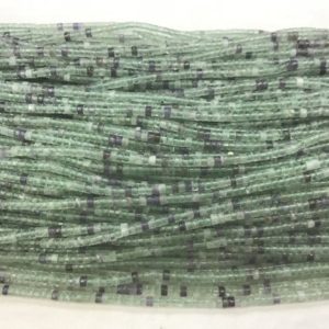 Shop Fluorite Bead Shapes! Green Fluorite 3mm – 4mm Heishi Genuine Gemstone Loose Beads 15 inch Jewelry Supply Bracelet Necklace Material Support Wholesale | Natural genuine other-shape Fluorite beads for beading and jewelry making.  #jewelry #beads #beadedjewelry #diyjewelry #jewelrymaking #beadstore #beading #affiliate #ad
