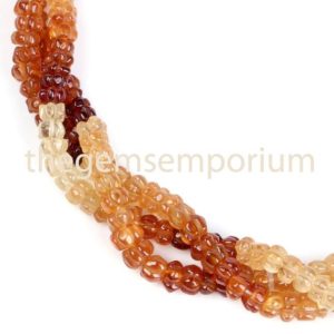 Shop Garnet Rondelle Beads! Hessonite Garnet Carving Rondelle Beads, 5-5.5mm Hessonite Garnet Carving Beads, Hessonite Garnet fancy Shape Beads, Melon Shape Beads | Natural genuine rondelle Garnet beads for beading and jewelry making.  #jewelry #beads #beadedjewelry #diyjewelry #jewelrymaking #beadstore #beading #affiliate #ad