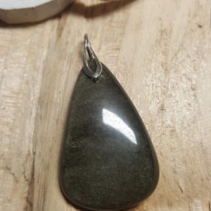 Shop Golden Obsidian Pendants! Pendentif Obsidienne doré | Natural genuine Golden Obsidian pendants. Buy crystal jewelry, handmade handcrafted artisan jewelry for women.  Unique handmade gift ideas. #jewelry #beadedpendants #beadedjewelry #gift #shopping #handmadejewelry #fashion #style #product #pendants #affiliate #ad