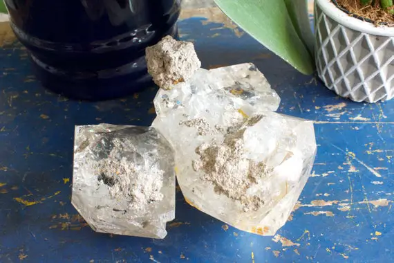 Herkimer Diamond Cluster // Herkimer Diamond Mineral // Metaphysical Mineral // Village Silversmith