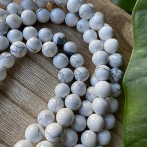 Shop Howlite Bead Shapes! White howlite bead strand, marble beads | Natural genuine other-shape Howlite beads for beading and jewelry making.  #jewelry #beads #beadedjewelry #diyjewelry #jewelrymaking #beadstore #beading #affiliate #ad