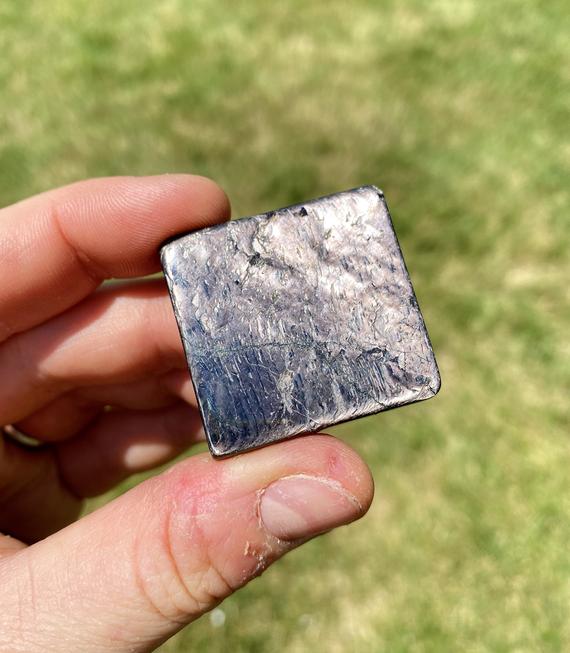 Hypersthene Slab - Polished Stone - Hypersthene Stone Slice - Hypersthene Palm Stone - Crystals And Stone - Hypersthene Flat Crystal