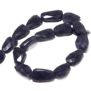 Shop Iolite Chip & Nugget Beads! Iolite Faceted Bead, Iolite Nugget Beads, Natural Iolite, 14mm To 22mm Beads, 13 Inch Strand, SKU-AA114 | Natural genuine chip Iolite beads for beading and jewelry making.  #jewelry #beads #beadedjewelry #diyjewelry #jewelrymaking #beadstore #beading #affiliate #ad