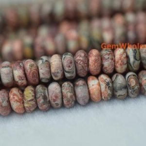 Shop Jasper Rondelle Beads! 15.5" 6x3mm Natural leopard skin jasper rondelle beads, Natural leopard skin jasper disc beads,leopard skin jasper roundel beads 6x3mm | Natural genuine rondelle Jasper beads for beading and jewelry making.  #jewelry #beads #beadedjewelry #diyjewelry #jewelrymaking #beadstore #beading #affiliate #ad