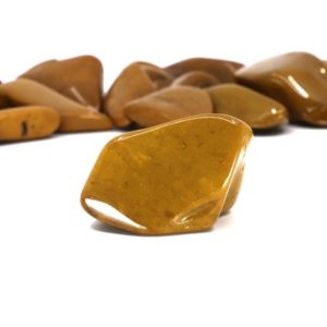 Shop Tumbled Jasper Crystals & Pocket Stones! Yellow Jasper tumbles – 2pcs, Tumbled Crystal, Polished Crystal, Crystal Healing, Grounding Crystal, Protection Crystal, Solar Plexus Chakra | Natural genuine stones & crystals in various shapes & sizes. Buy raw cut, tumbled, or polished gemstones for making jewelry or crystal healing energy vibration raising reiki stones. #crystals #gemstones #crystalhealing #crystalsandgemstones #energyhealing #affiliate #ad