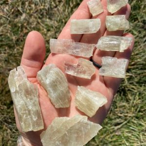 Raw Hiddenite Crystal (0.5" – 2") green kunzite crystal – raw kunzite stone – healing crystals – hiddenite raw – green kunzite crystal | Natural genuine stones & crystals in various shapes & sizes. Buy raw cut, tumbled, or polished gemstones for making jewelry or crystal healing energy vibration raising reiki stones. #crystals #gemstones #crystalhealing #crystalsandgemstones #energyhealing #affiliate #ad