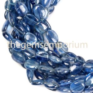 Shop Kyanite Bead Shapes! Kyanite Plain Smooth Oval Beads, Kyanite plain Oval Gemstone Beads, Kyanite Plain Oval Beads, Kyanite Smooth Oval Beads | Natural genuine other-shape Kyanite beads for beading and jewelry making.  #jewelry #beads #beadedjewelry #diyjewelry #jewelrymaking #beadstore #beading #affiliate #ad
