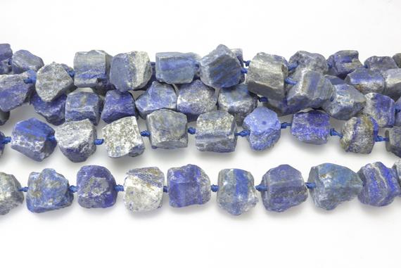 Raw Lapis Lazuli - Light Blue Big Nuggets - Raw Nuggets Supplies - Jewelry Making Materials - Raw Jewelry Beads - 15inch