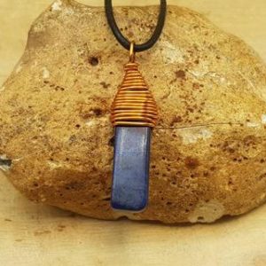 Shop Lapis Lazuli Necklaces! Mens Lapis Lazuli necklace. Unisex Reiki jewelry uk. September birthstone. Copper Wire jewelry. Boho hippie style. Empowered crystals | Natural genuine Lapis Lazuli necklaces. Buy handcrafted artisan men's jewelry, gifts for men.  Unique handmade mens fashion accessories. #jewelry #beadednecklaces #beadedjewelry #shopping #gift #handmadejewelry #necklaces #affiliate #ad