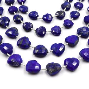 Shop Lapis Lazuli Bead Shapes! Lapis Lazuli Beads | Hand Cut Indian Gemstone | 10mm And 12mm Heart Shaped Beads | High Quality Lapis Lazuli | Loose Gemstone Beads | Natural genuine other-shape Lapis Lazuli beads for beading and jewelry making.  #jewelry #beads #beadedjewelry #diyjewelry #jewelrymaking #beadstore #beading #affiliate #ad