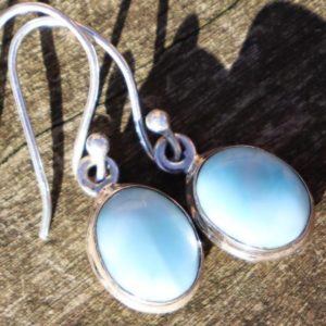 Shop Larimar Earrings! Larimar Healing Stone Earrings 925 Silver with Positive Healing Energy! | Natural genuine Larimar earrings. Buy crystal jewelry, handmade handcrafted artisan jewelry for women.  Unique handmade gift ideas. #jewelry #beadedearrings #beadedjewelry #gift #shopping #handmadejewelry #fashion #style #product #earrings #affiliate #ad