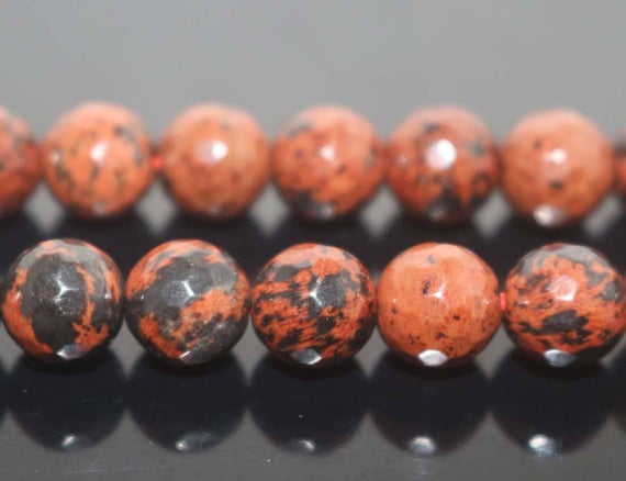 Natural Mahogany Obsidian Round Beads,mahogany Obsidian Gemstone Beads,6mm 8mm 10mm 12mm Beads,one Strand 15",mahogany Obsidian