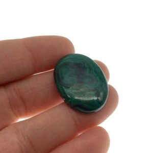 Shop Malachite Cabochons! OOAK Genuine Malachite Oblong/Oval Shaped Flat Backed Cabochon – Measuring 22mm x 32mm, 5.1mm Dome Height – Natural High Quality Cab | Natural genuine stones & crystals in various shapes & sizes. Buy raw cut, tumbled, or polished gemstones for making jewelry or crystal healing energy vibration raising reiki stones. #crystals #gemstones #crystalhealing #crystalsandgemstones #energyhealing #affiliate #ad