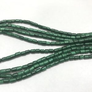 Shop Malachite Chip & Nugget Beads! Genuine Malachite 4x5mm Column Nuggets Green Gemstone Tube Loose Beads 15 inch Jewelry Supply Bracelet Necklace Material Support Wholesale | Natural genuine chip Malachite beads for beading and jewelry making.  #jewelry #beads #beadedjewelry #diyjewelry #jewelrymaking #beadstore #beading #affiliate #ad