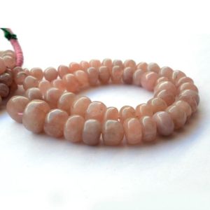 Shop Morganite Necklaces! Morganite Smooth Rondelle Beads, 8mm To 14mm Morganite Stone, Pink Aquamarine Morganite Necklace, Sold As 8 Inch/16 Inch Strand, GDS2045 | Natural genuine Morganite necklaces. Buy crystal jewelry, handmade handcrafted artisan jewelry for women.  Unique handmade gift ideas. #jewelry #beadednecklaces #beadedjewelry #gift #shopping #handmadejewelry #fashion #style #product #necklaces #affiliate #ad