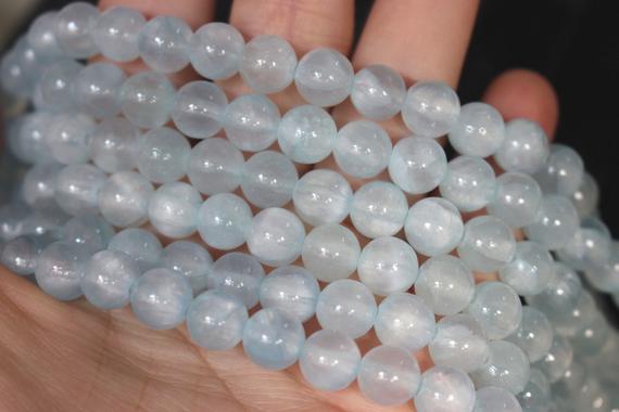 Natural Yellow Jade Gemstone Round Beads 4mm 6mm 8mm 10mm 12mm, Loose Beads, 15 Inches