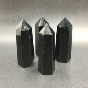 Shop Obsidian Points & Wands! 2.75" Black Obsidian Tower Point Black Stone Crystal Tower Wand Obelisk Standing Point Meditation Healing Reiki Grids | Natural genuine stones & crystals in various shapes & sizes. Buy raw cut, tumbled, or polished gemstones for making jewelry or crystal healing energy vibration raising reiki stones. #crystals #gemstones #crystalhealing #crystalsandgemstones #energyhealing #affiliate #ad