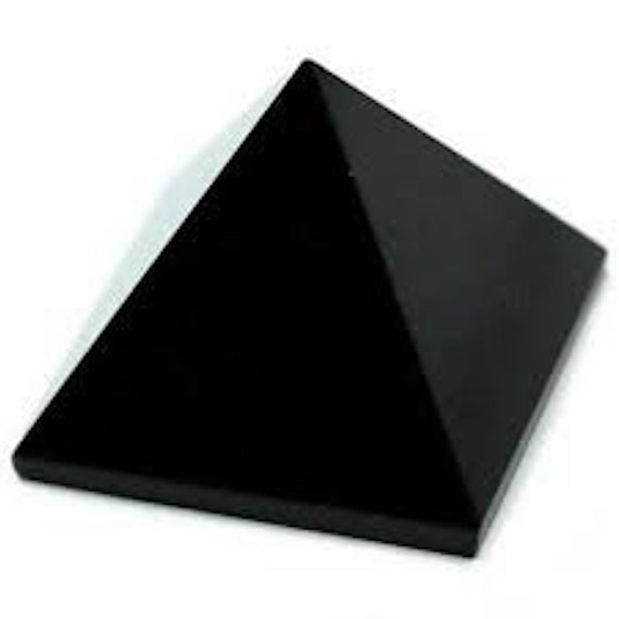 Obsidian Pyramid, Reiki Crystal Pyramid, Energized, Charged, Black Obsidian