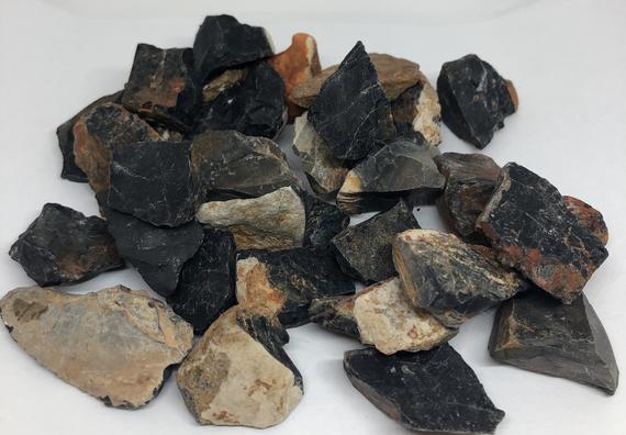 Black Onyx Natural Raw Stone, Onyx Natural Stone, Healing Crystals And Stones, A Strength Giving Stone