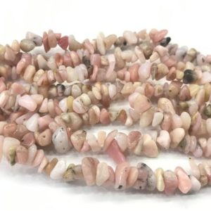 Shop Opal Chip & Nugget Beads! Natural Pink Opal 5-8mm Chips Genuine Loose Nugget Grade AB Beads 34 inch Jewelry Supply Bracelet Necklace Material Support Wholesale | Natural genuine chip Opal beads for beading and jewelry making.  #jewelry #beads #beadedjewelry #diyjewelry #jewelrymaking #beadstore #beading #affiliate #ad