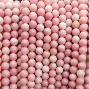 Shop Opal Round Beads! Natural Pink Opal Gemstone Smooth And Round Beads,6mm 8mm 10mm 12mm Pink Opal Beads Wholesale Supply,one strand 15" | Natural genuine round Opal beads for beading and jewelry making.  #jewelry #beads #beadedjewelry #diyjewelry #jewelrymaking #beadstore #beading #affiliate #ad