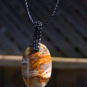 Shop Petrified Wood Necklaces! Opalized Petrified wood necklace for women, macrame gemstone necklace, petrified wood necklace for men, macrame necklace for men, macrame | Natural genuine Petrified Wood necklaces. Buy handcrafted artisan men's jewelry, gifts for men.  Unique handmade mens fashion accessories. #jewelry #beadednecklaces #beadedjewelry #shopping #gift #handmadejewelry #necklaces #affiliate #ad
