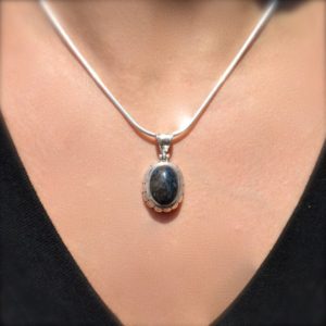 Polka Dotted Pietersite Pendant // Pietersite Jewelry // Sterling Silver // Village Silversmith | Natural genuine Pietersite pendants. Buy crystal jewelry, handmade handcrafted artisan jewelry for women.  Unique handmade gift ideas. #jewelry #beadedpendants #beadedjewelry #gift #shopping #handmadejewelry #fashion #style #product #pendants #affiliate #ad