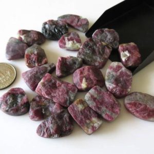 Shop Pink Tourmaline Chip & Nugget Beads! 5 Pieces Mixed Shape OOAK Natural Raw Green Pink Tourmaline Cabochon, Multi Tourmaline Rough Druzy, Natural Raw Tourmaline, GDS885 | Natural genuine chip Pink Tourmaline beads for beading and jewelry making.  #jewelry #beads #beadedjewelry #diyjewelry #jewelrymaking #beadstore #beading #affiliate #ad