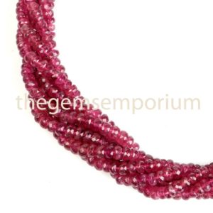 Shop Pink Tourmaline Faceted Beads! Pink Tourmaline Faceted Rondelle Beads, Pink Tourmaline Rondelle Beads, Tourmaline Rondelle Beads, tourmaline Faceted Beads | Natural genuine faceted Pink Tourmaline beads for beading and jewelry making.  #jewelry #beads #beadedjewelry #diyjewelry #jewelrymaking #beadstore #beading #affiliate #ad