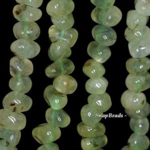 Shop Prehnite Chip & Nugget Beads! 11x7mm Prehnite Gemstone Pebble Nugget Loose Beads 7 inch half Strand LOT 1,2 and 6 (90144114-B24-542) | Natural genuine chip Prehnite beads for beading and jewelry making.  #jewelry #beads #beadedjewelry #diyjewelry #jewelrymaking #beadstore #beading #affiliate #ad
