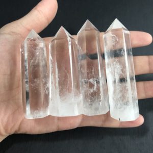 Shop Quartz Stones & Crystals! Clear Quartz Crystal Point Tower | Natural genuine stones & crystals in various shapes & sizes. Buy raw cut, tumbled, or polished gemstones for making jewelry or crystal healing energy vibration raising reiki stones. #crystals #gemstones #crystalhealing #crystalsandgemstones #energyhealing #affiliate #ad