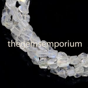 Shop Rainbow Moonstone Chip & Nugget Beads! Rainbow Moonstone Faceted Fancy Nugget Beads, Rainbow Moonstone Nugget Beads, Top Quality Rainbow Moonstone nuggets, Rainbow Moonstone | Natural genuine chip Rainbow Moonstone beads for beading and jewelry making.  #jewelry #beads #beadedjewelry #diyjewelry #jewelrymaking #beadstore #beading #affiliate #ad