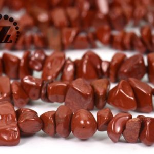 Red Jasper chips beads,nugget beads,Irregular beads,5-10mm,35"full strand | Natural genuine chip Red Jasper beads for beading and jewelry making.  #jewelry #beads #beadedjewelry #diyjewelry #jewelrymaking #beadstore #beading #affiliate #ad