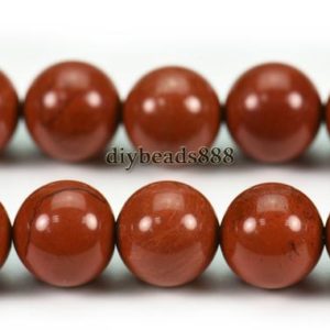 Shop Red Jasper Beads! Jasper,15 inch full strand Red Jasper smooth round beads 6mm 8mm 10mm 12mm for Choice | Natural genuine beads Red Jasper beads for beading and jewelry making.  #jewelry #beads #beadedjewelry #diyjewelry #jewelrymaking #beadstore #beading #affiliate #ad