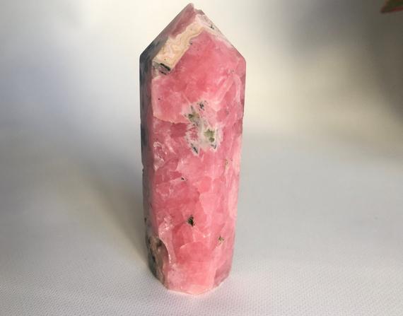 Rhodochrosite Point, Polished Rhodochrosite, Rhodochrosite Crystal, Argentina Rhodochrosite, Natural Rhodochrosite, Healing Crystal